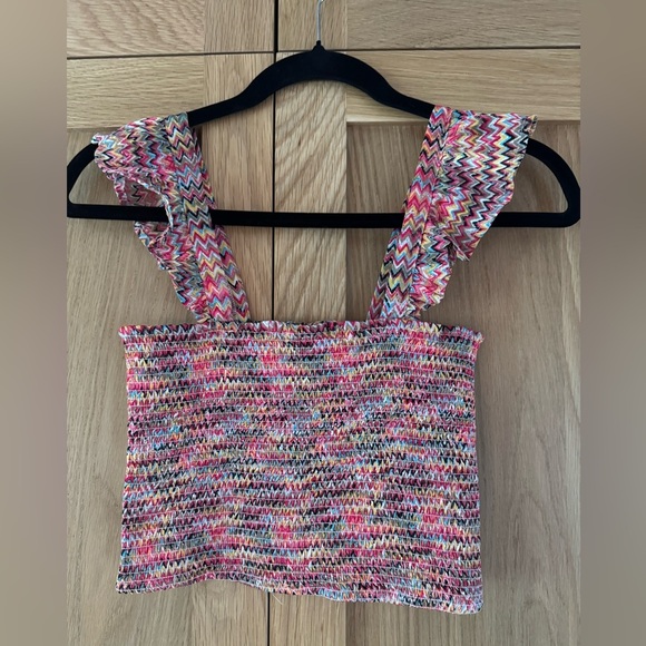 Chevron Ruffle Mini Skirt and top set - Picture 6 of 6